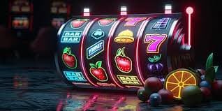 Bonus feature trigger in slot game showing scatter symbols and free spin award